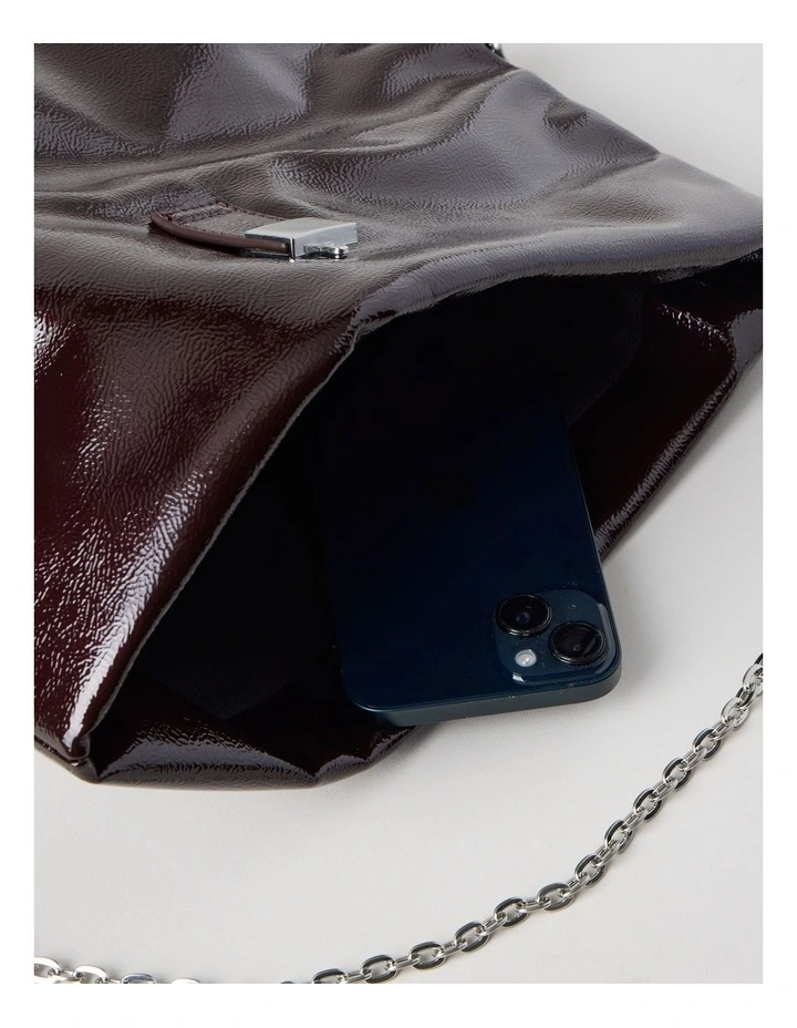 Blossom Clutch Bag in Fig image 5