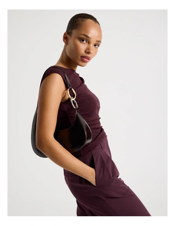 Bailey Shoulder Bag in Fig image 2