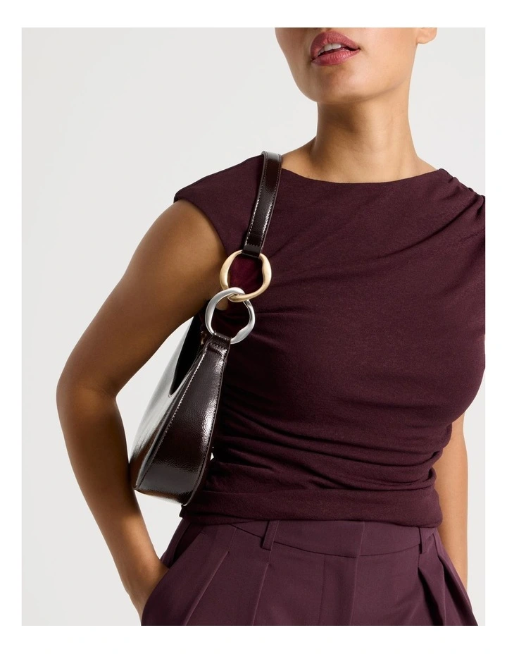 Bailey Shoulder Bag in Fig image 4