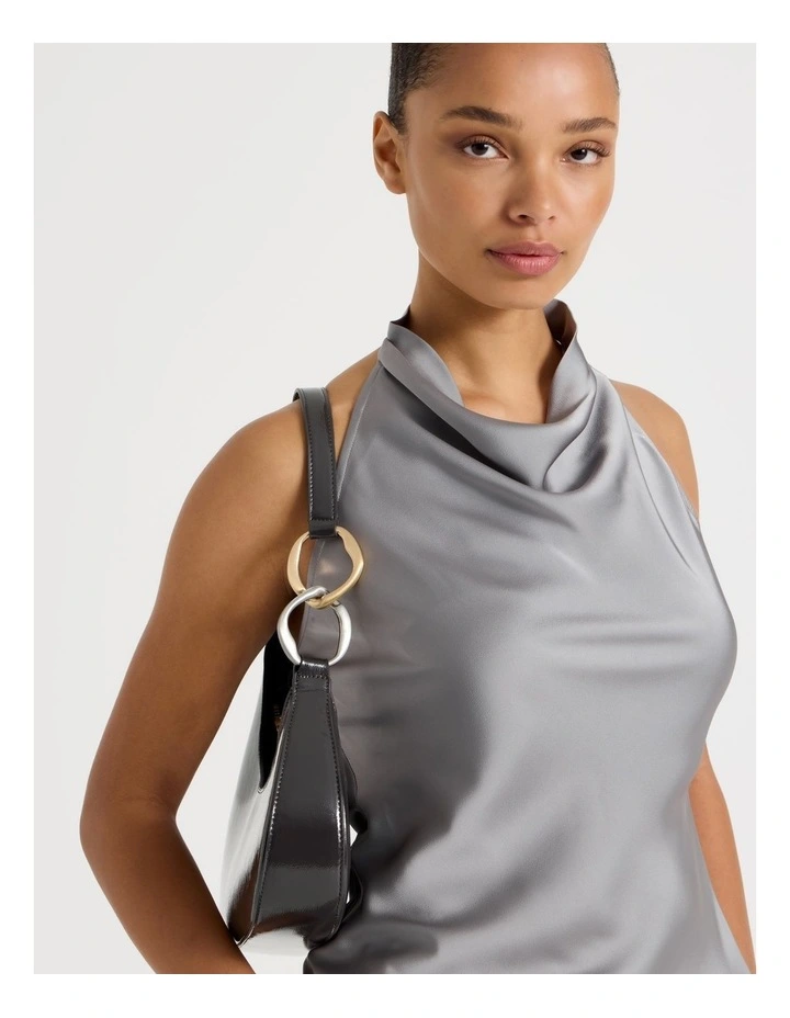 Bailey Shoulder Bag in Gunmetal image 2