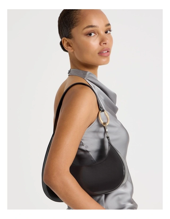 Bailey Shoulder Bag in Gunmetal image 4