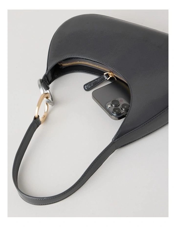 Bailey Shoulder Bag in Gunmetal image 5