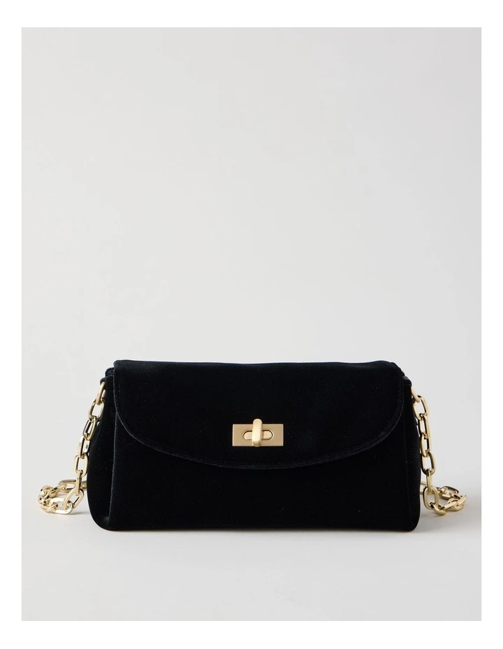 Bella Shoulder Bag in Black image 1