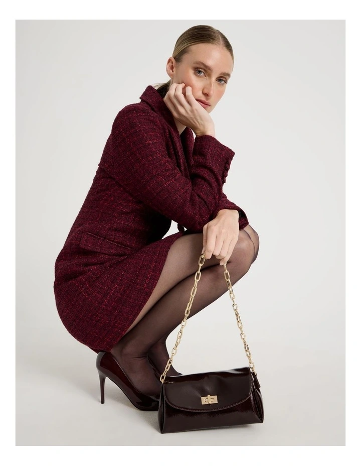 Bella Shoulder Bag in Fig image 2