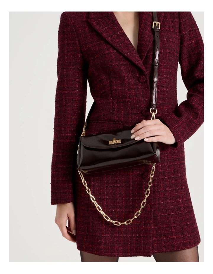 Bella Shoulder Bag in Fig image 4