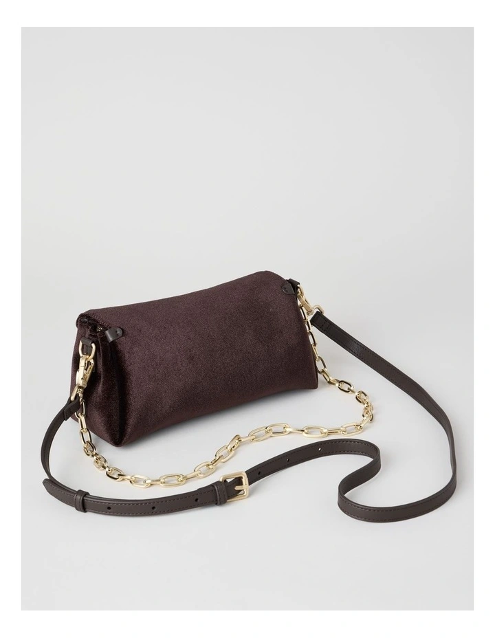 Bella Shoulder Bag in Chocolate image 5