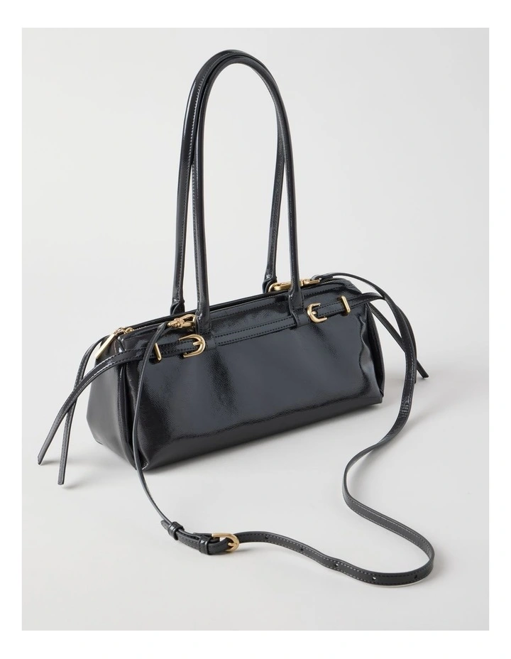 Brianna Shoulder Bag in Gunmetal image 3