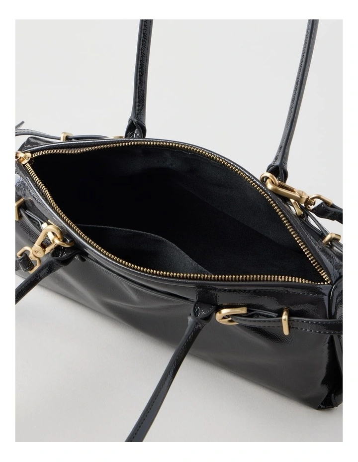 Brianna Shoulder Bag in Gunmetal image 7