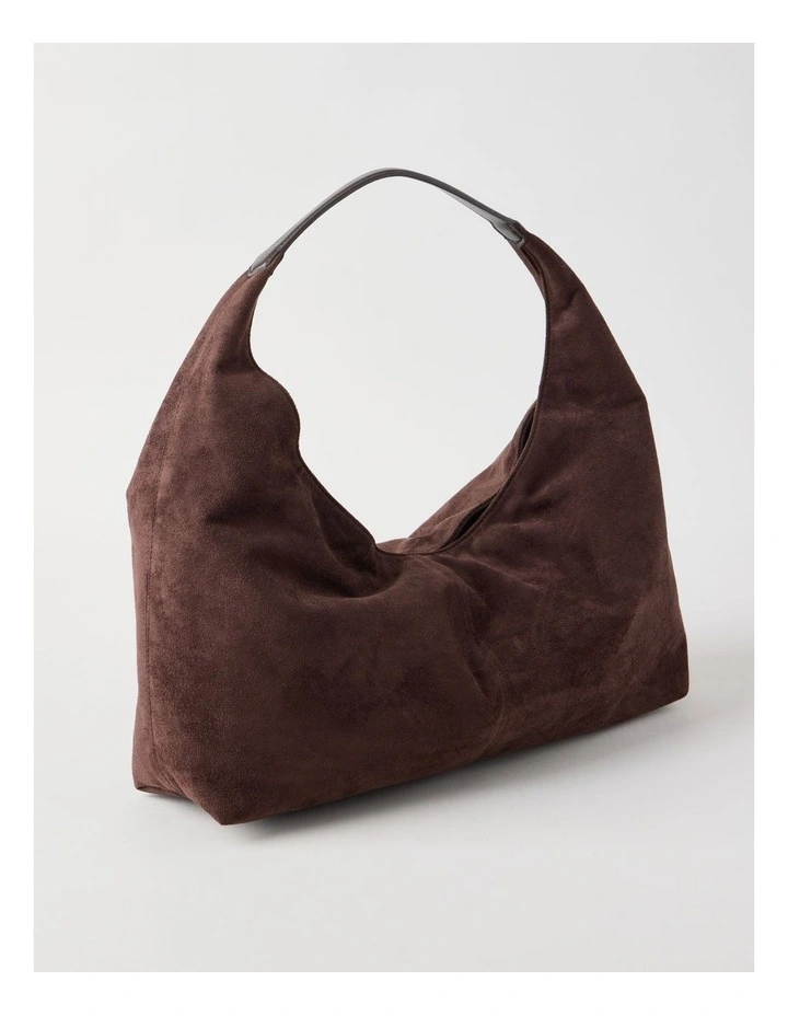 Britney Shoulder Bag in Chocolate image 3