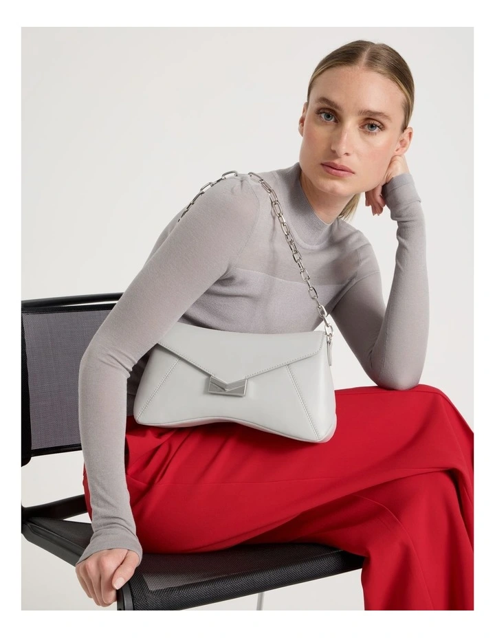 Betsy Shoulder Bag in Grey image 2