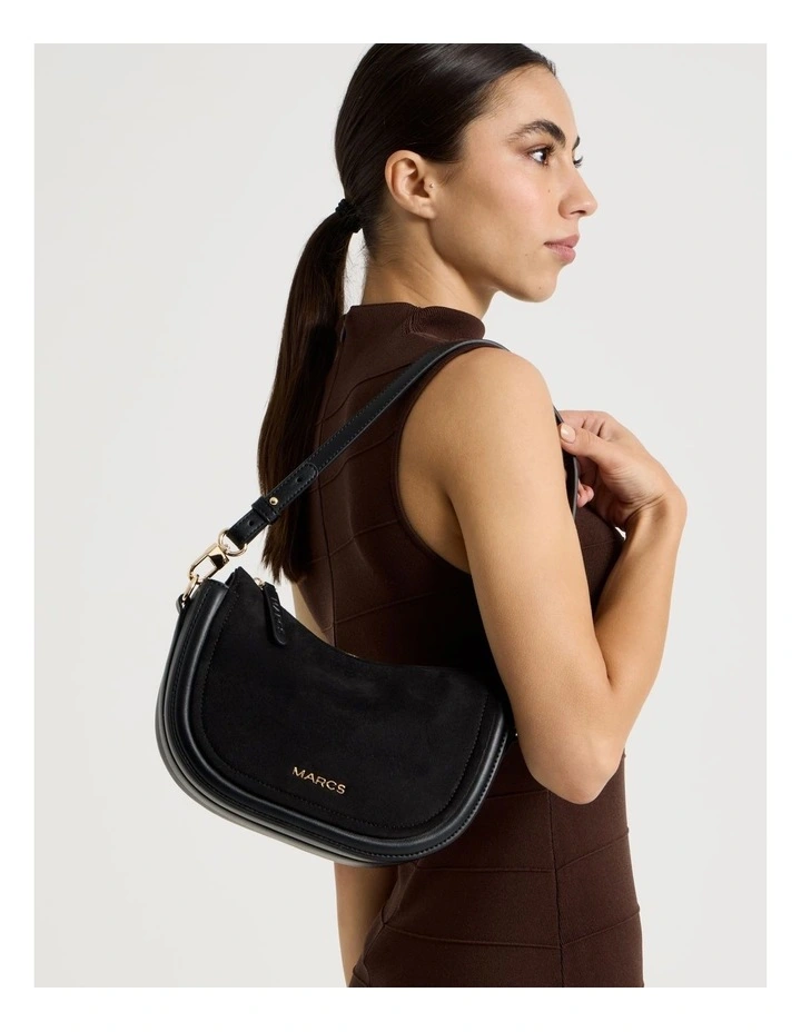 Havana Shoulder Bag in Black image 2