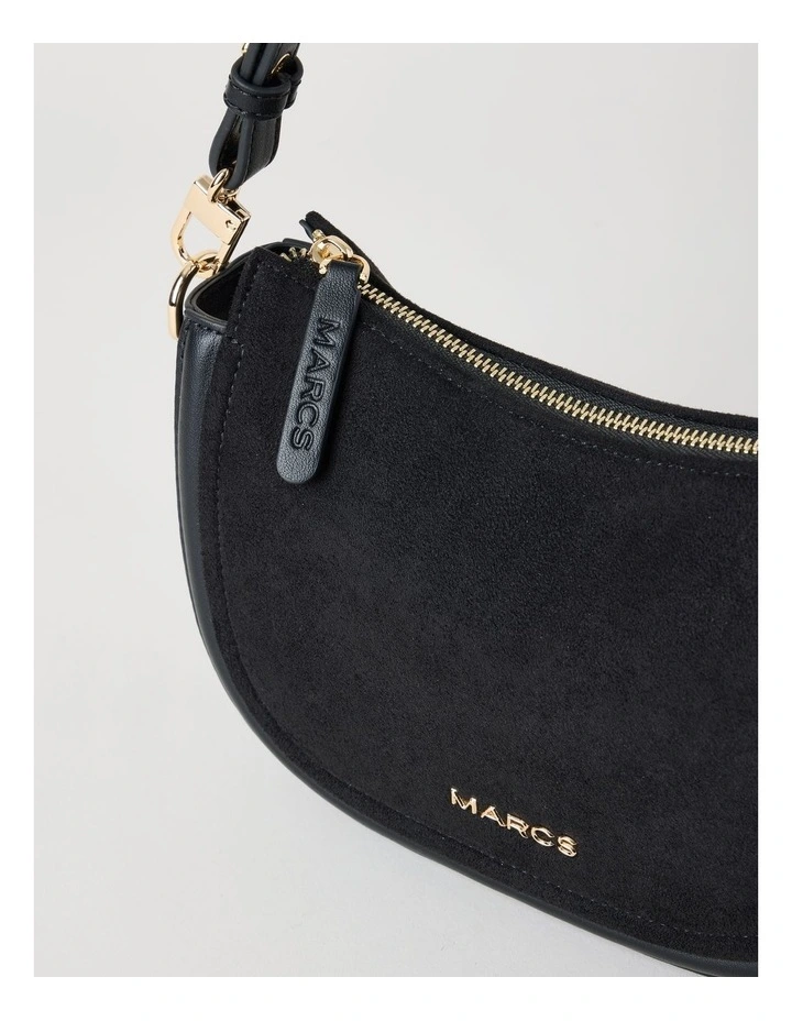 Havana Shoulder Bag in Black image 3