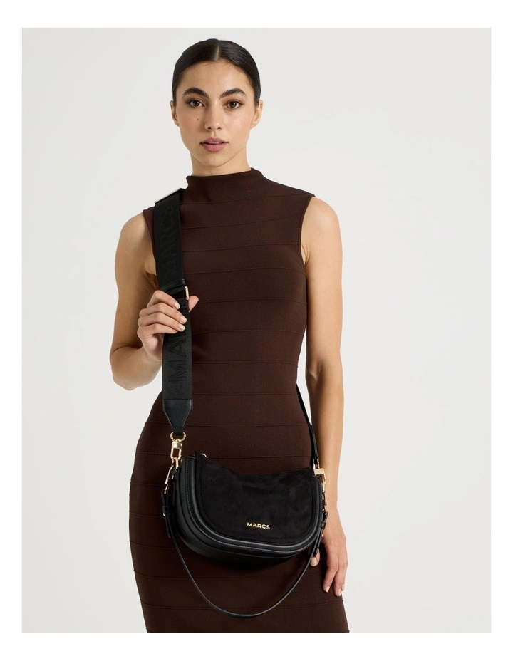 Havana Shoulder Bag in Black image 4