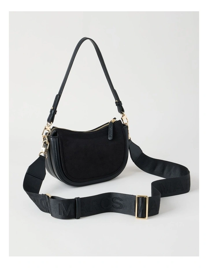 Havana Shoulder Bag in Black image 5