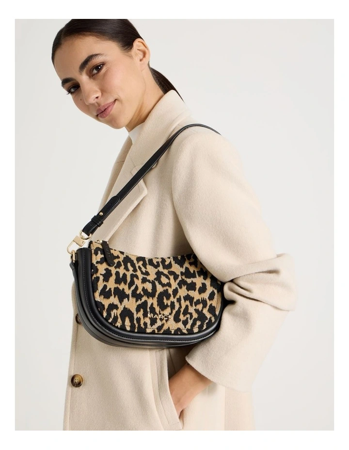 Havana Shoulder Bag in Leopard Combo image 2