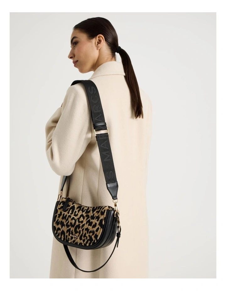 Havana Shoulder Bag in Leopard Combo image 4