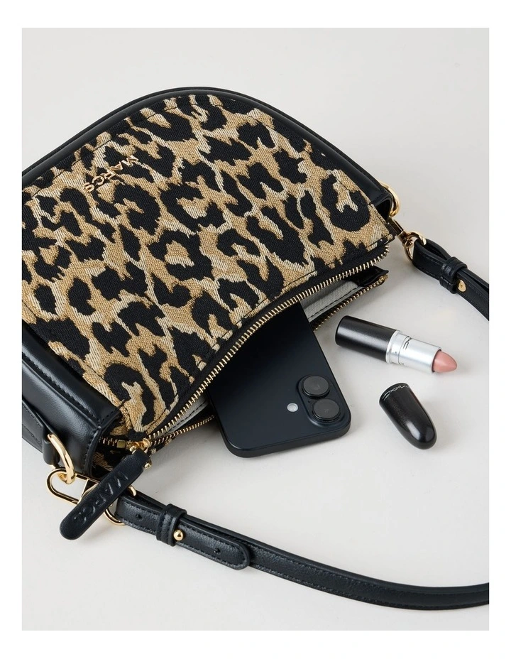 Havana Shoulder Bag in Leopard Combo image 7