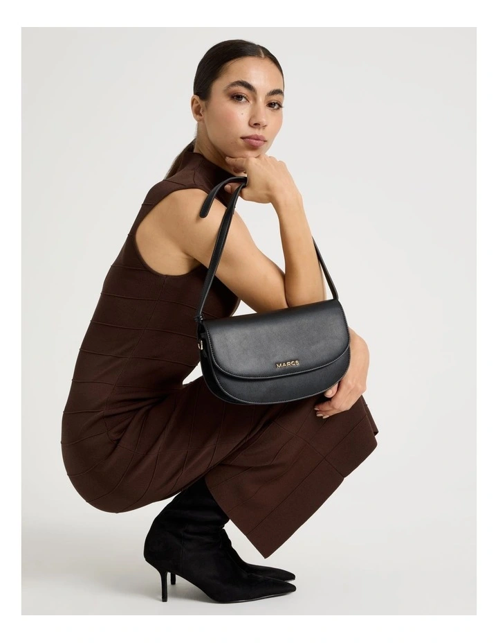 Palma Shoulder Bag in Black image 2