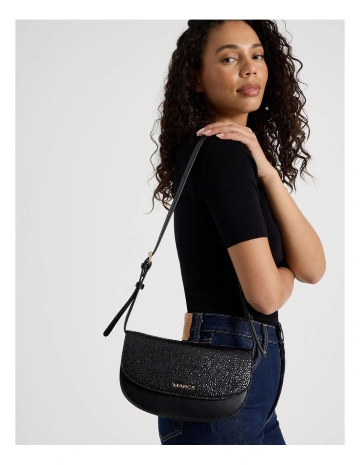 Palma Shoulder Bag in Black image 4