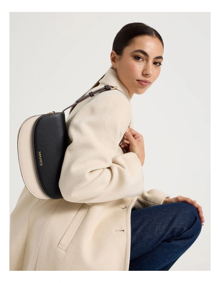 Palma Shoulder Bag in Taupe Combo image 2