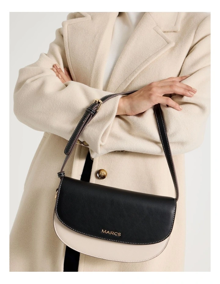 Palma Shoulder Bag in Taupe Combo image 4