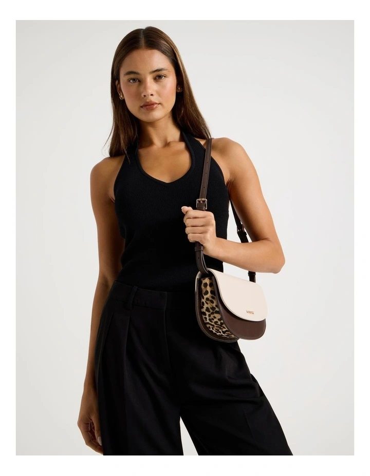 Palma Shoulder Bag in Leopard Combo image 4