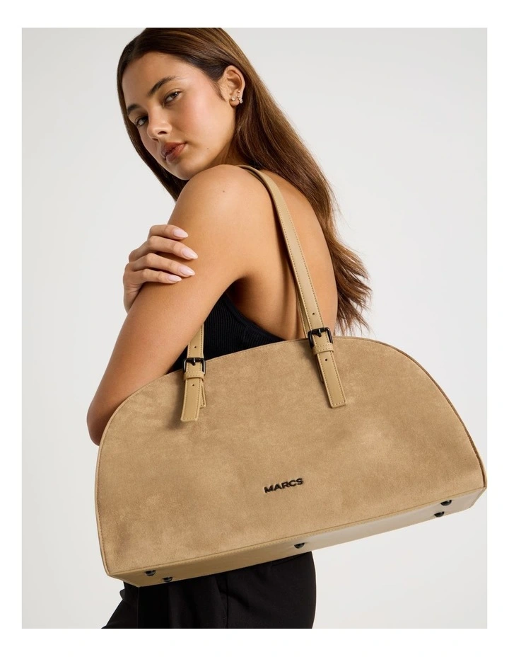 Montpellier Tote Bag in Taupe image 2