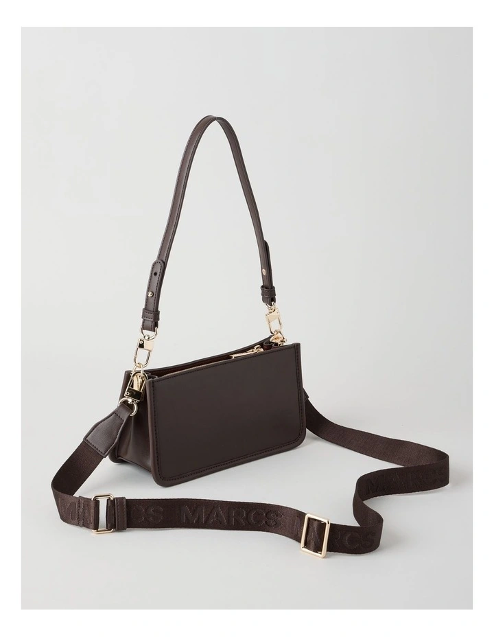 Lucerne Shoulder Bag in Chocolate image 3