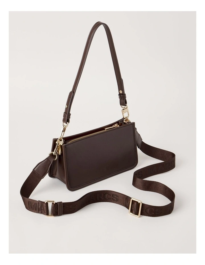 Lucerne Shoulder Bag in Chocolate image 5
