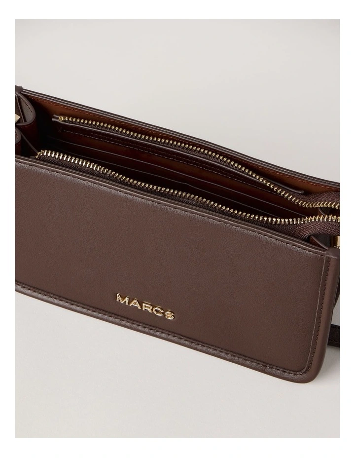Lucerne Shoulder Bag in Chocolate image 6