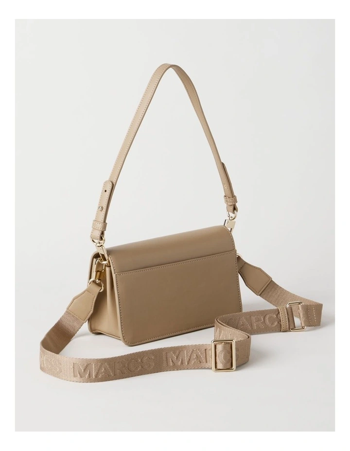 Lyon Shoulder Bag in Taupe image 3
