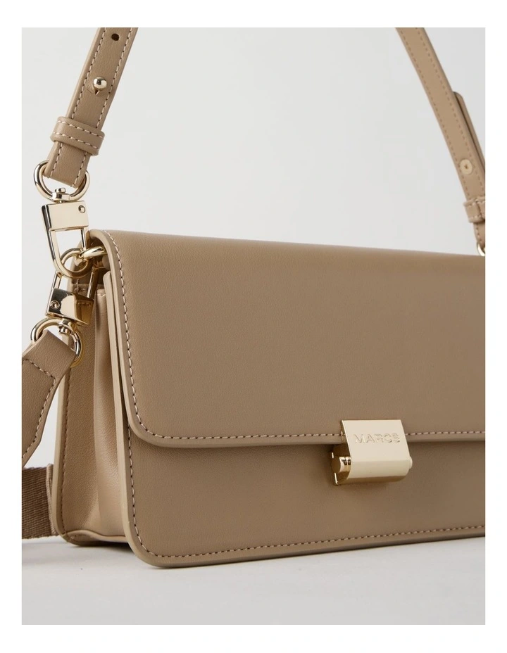 Lyon Shoulder Bag in Taupe image 4