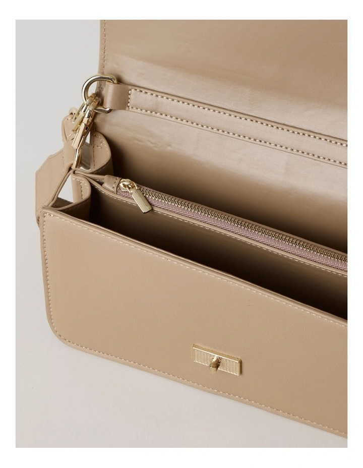 Lyon Shoulder Bag in Taupe image 5