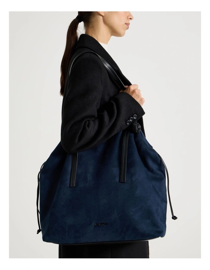 Paros Tote Bag in Navy Combo image 2