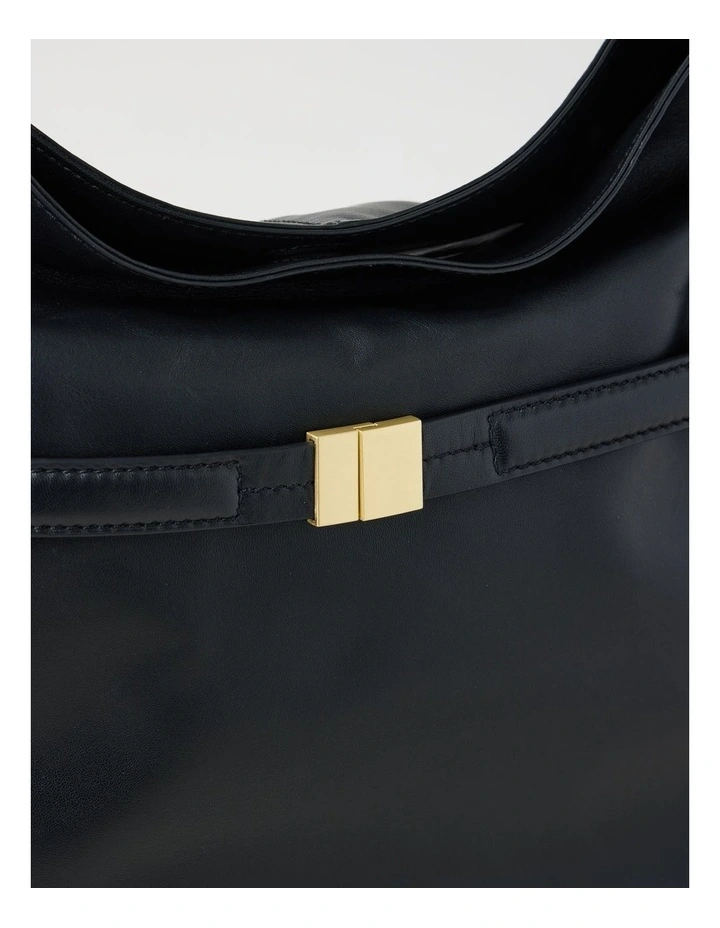 Bambi Shoulder Bag in Black image 3