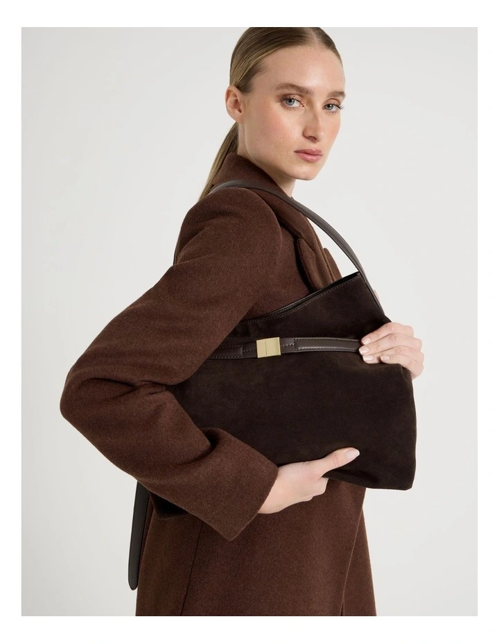 Bambi Shoulder Bag in Chocolate image 4