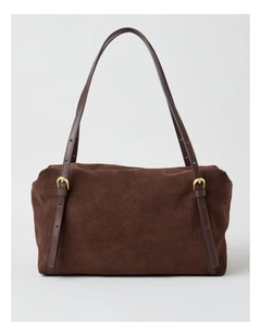 Billy Leather Tote Bag in Chocolate