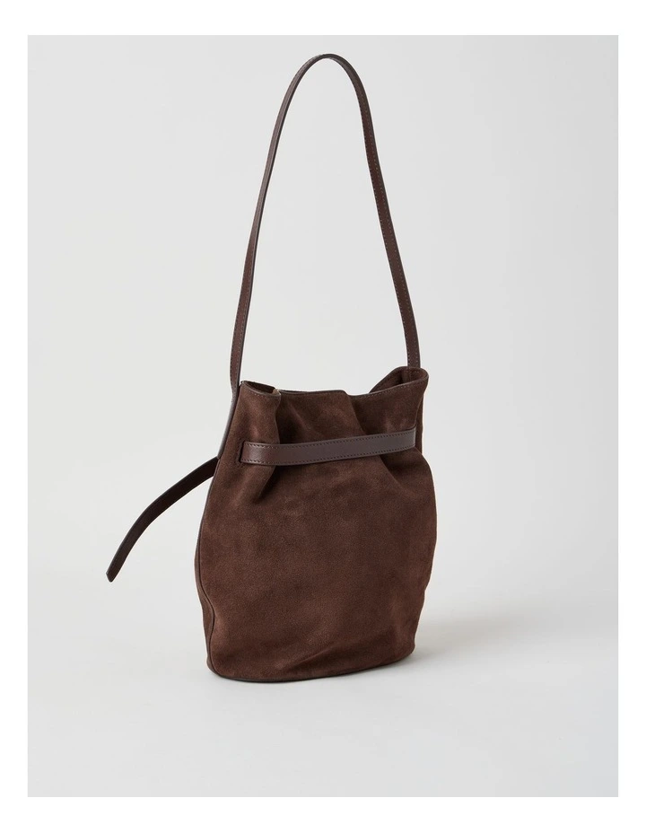 Brooklyn Leather Shoulder Bag in Chocolate image 5