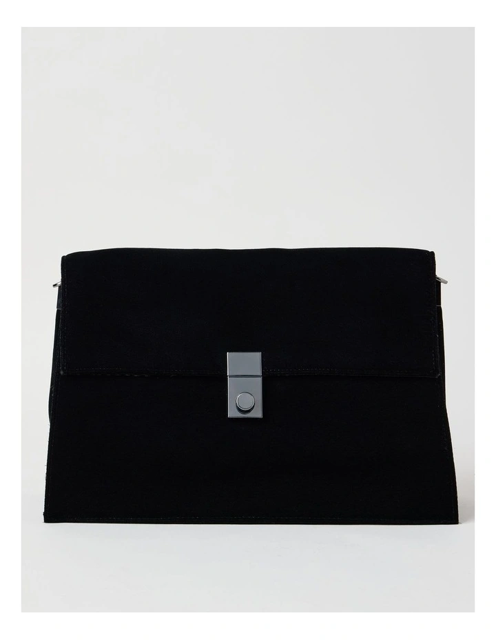 Bethany Clutch Bag in Black image 1
