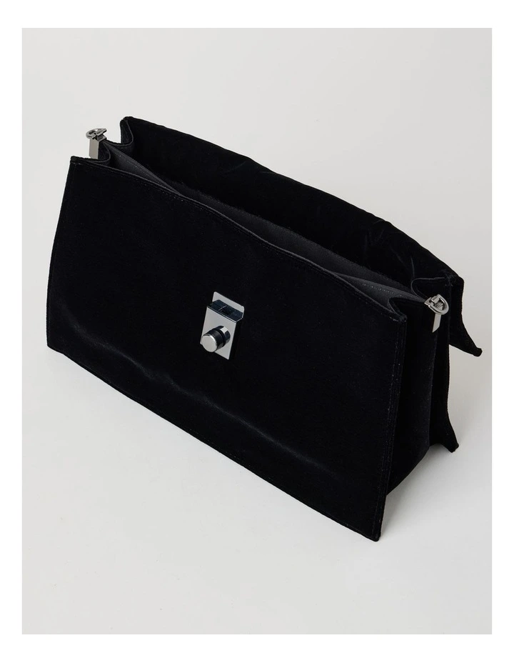 Bethany Clutch Bag in Black image 6