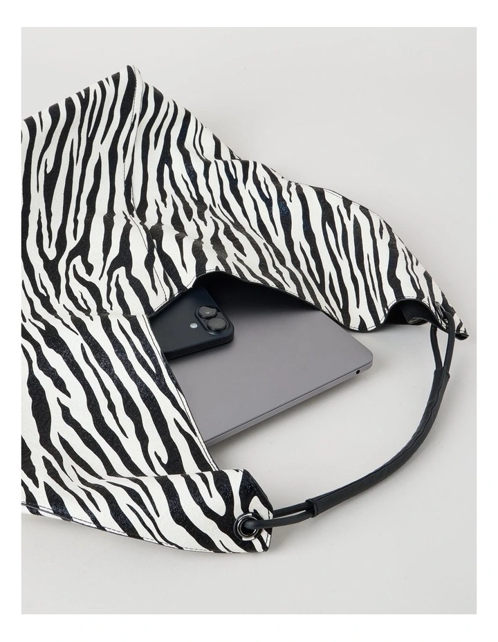 Bree Shoulder Bag in Zebra image 3