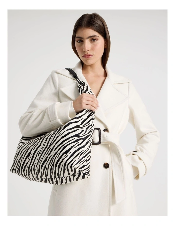 Bree Shoulder Bag in Zebra image 4