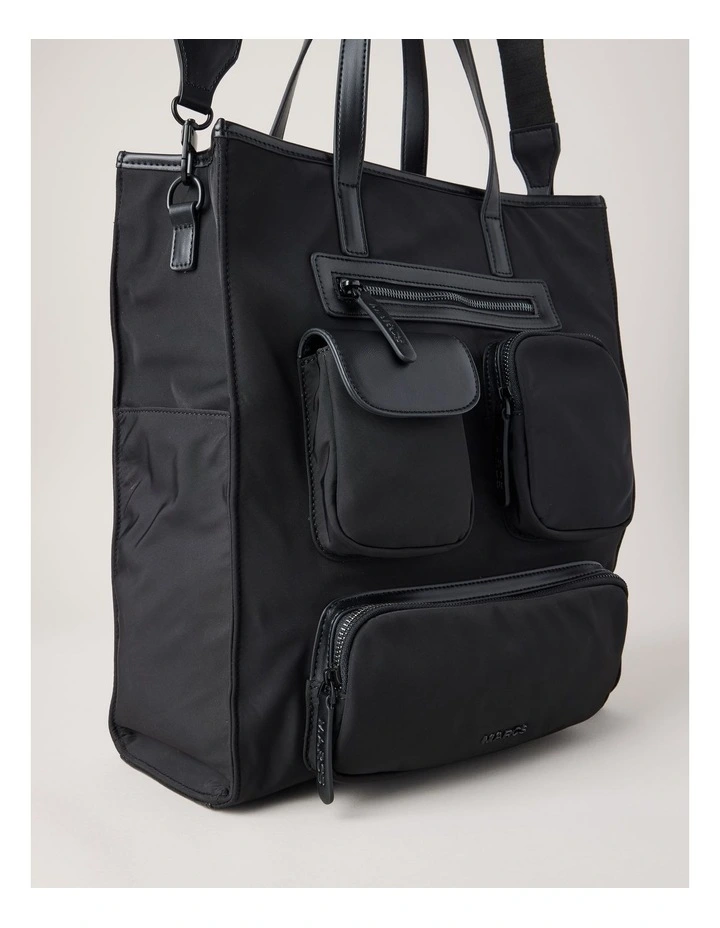 Alicante Tote Bag in Black image 3