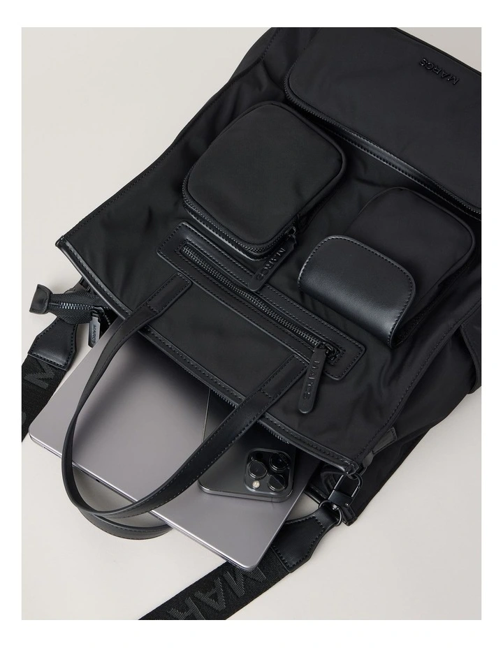 Alicante Tote Bag in Black image 6