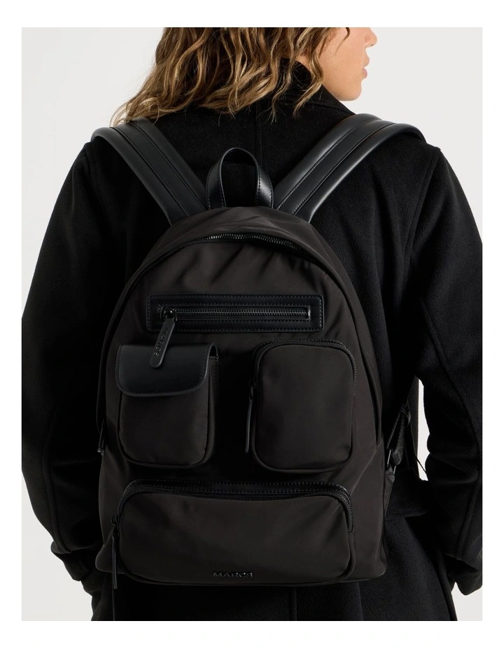 Alicante Back Pack in Black image 4