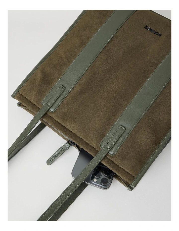 Bilbao Tote Bag in Olive image 6