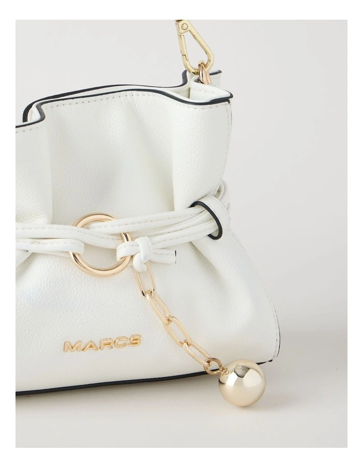 Montenegro Crossbody Bag in White image 3