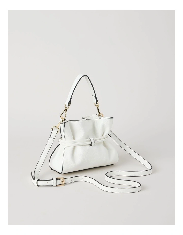 Montenegro Crossbody Bag in White image 5