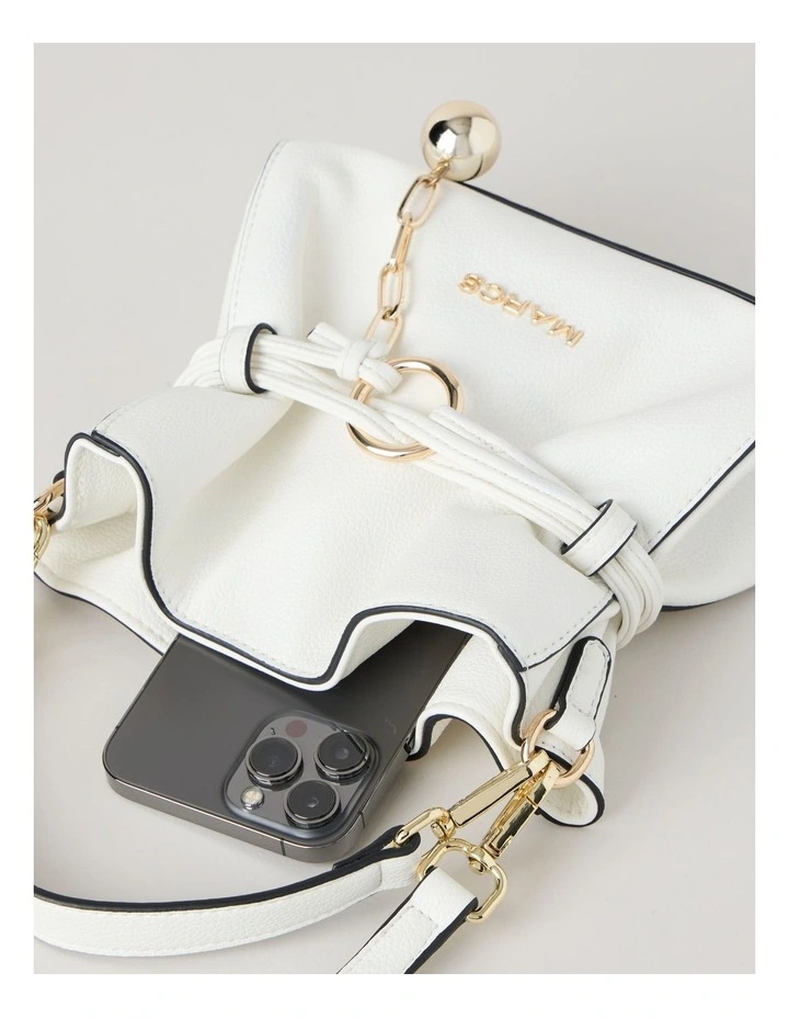 Montenegro Crossbody Bag in White image 7