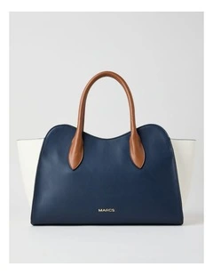 Lisbon Tote Bag in Navy Combo